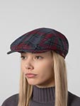 Кепка WIGENS арт. 102271 IVY CLASSIC CAP (красный / серый)